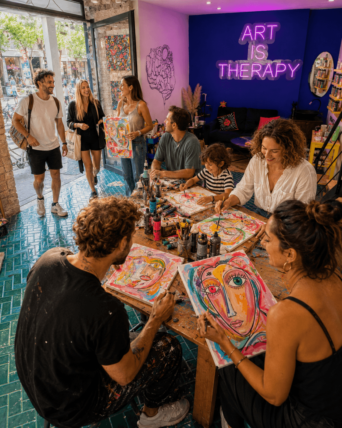 HEaRt atelier event at Esther Cohen studio